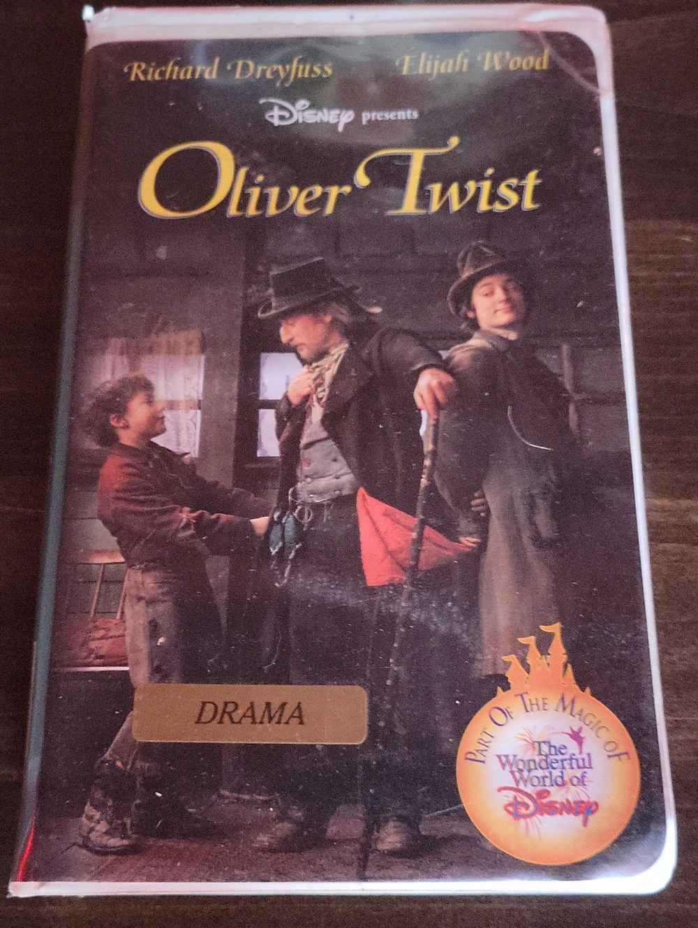 Disney Kids Oliver Twist VHS Movie- Brown